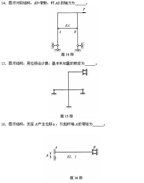 全国2010年4月高等结构力学(一)小自考试题